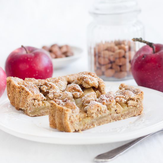 Apple Hazelnut Tart