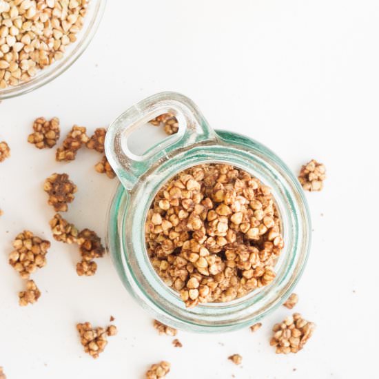 Sprouted Maca Buckwheat Crispies