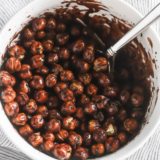 Chocolate Roasted Chickpeas