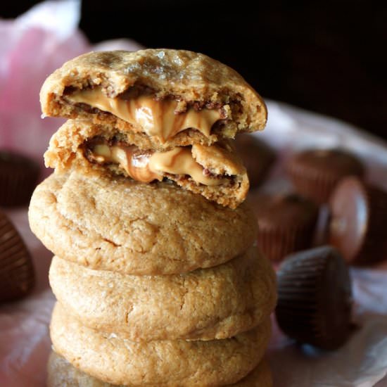 Double Peanut Butter Cup Cookies