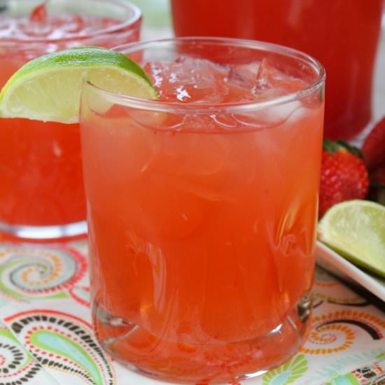 Strawberry Limeade Punch
