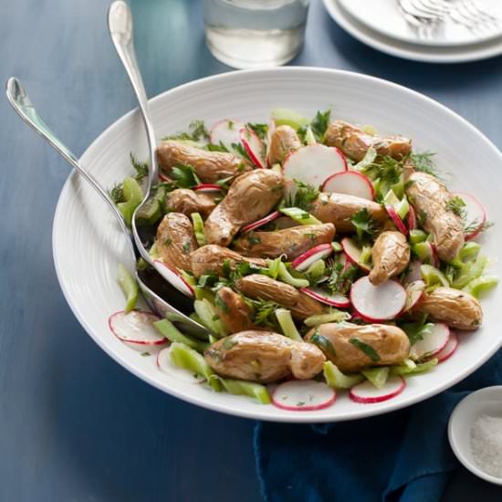 Roasted Fingerling Potato Salad