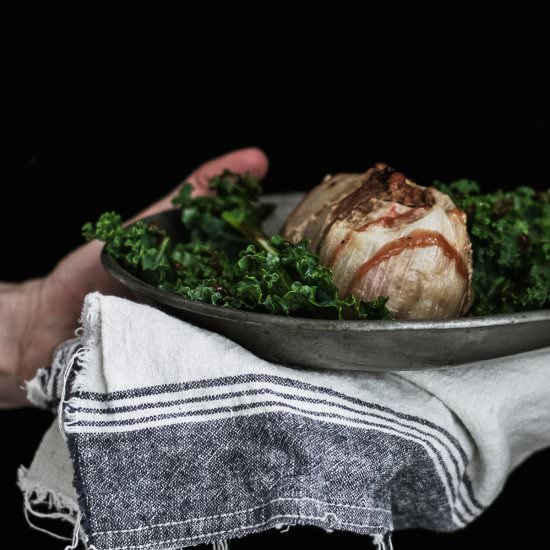 Curried Meatloaf Onion Bombs