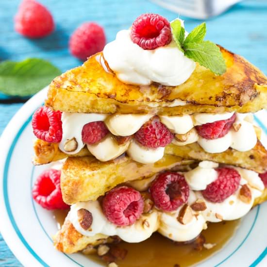 Cream Cheese Stuffed French Toast
