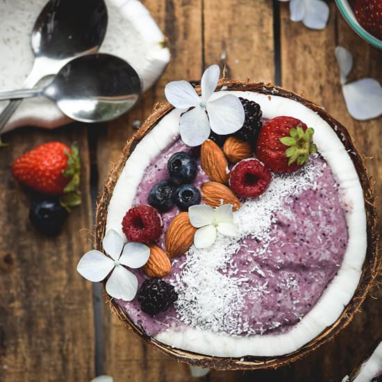 Berry Coconut Breakfast Bowl