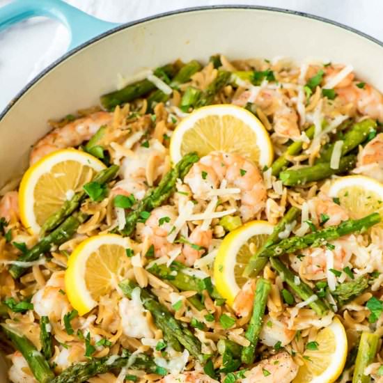 Lemon Shrimp Pasta