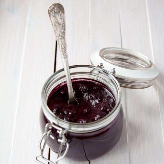 Sugar free blueberry jam