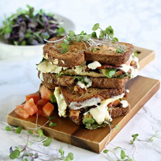 Cobb Salad Grilled Cheese Sandwich
