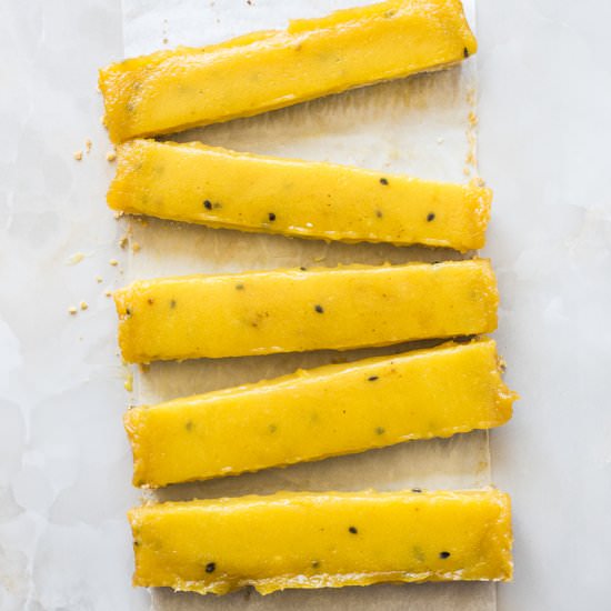 Passion Fruit Olive Oil Slices