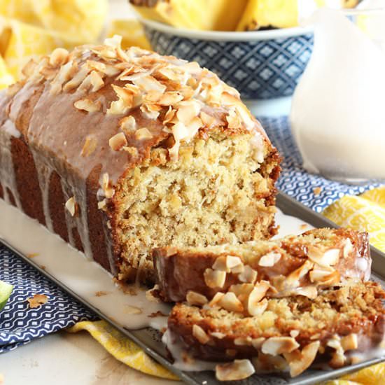 Pina Colada Banana Bread
