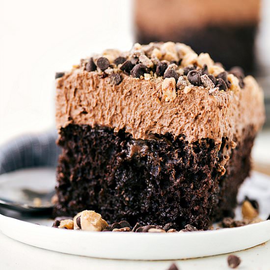 Best Chocolate Nutella Poke Cake