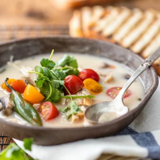 Thai Coconut Chicken Soup