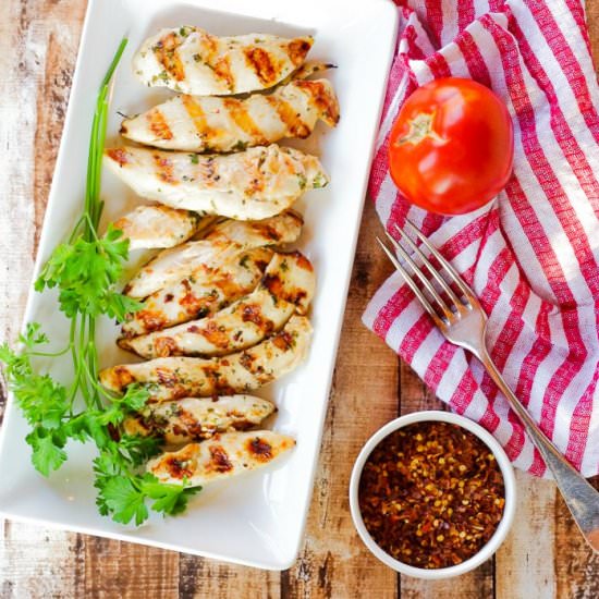 Chargrilled Lemon Garlic Chicken