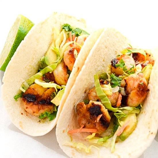 Honey Lime Shrimp Tacos