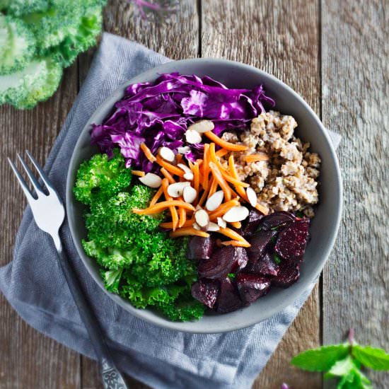 Beet Buckwheat Salad
