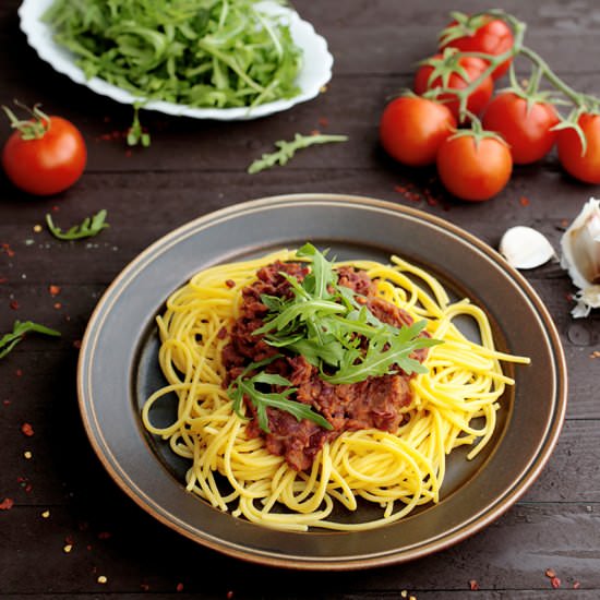 Pasta with Kidney Bean Sauce