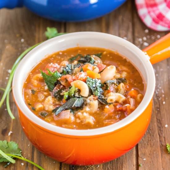 Vegetarian Minestrone Soup