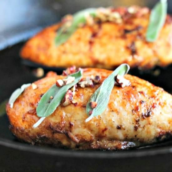 Maple Sage Glazed Chicken