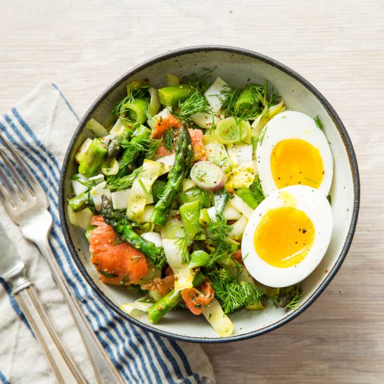 Asparagus & Snap Pea Bowl