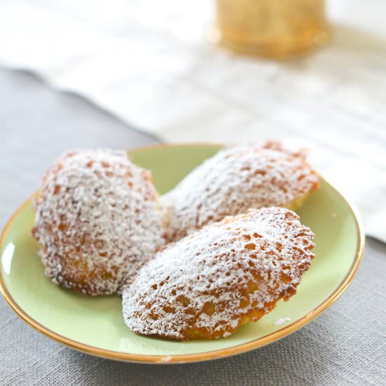 Meyer Lemon Madeleines