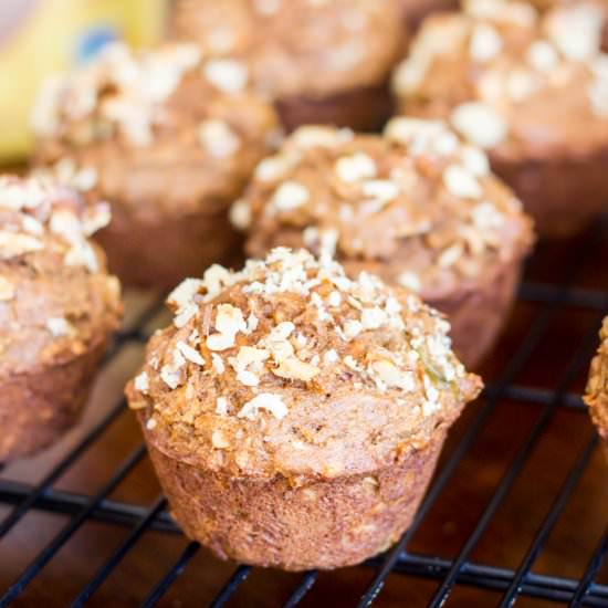 Whole Wheat Morning Glory Muffins