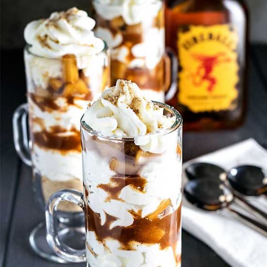 Fireball Apple Parfaits