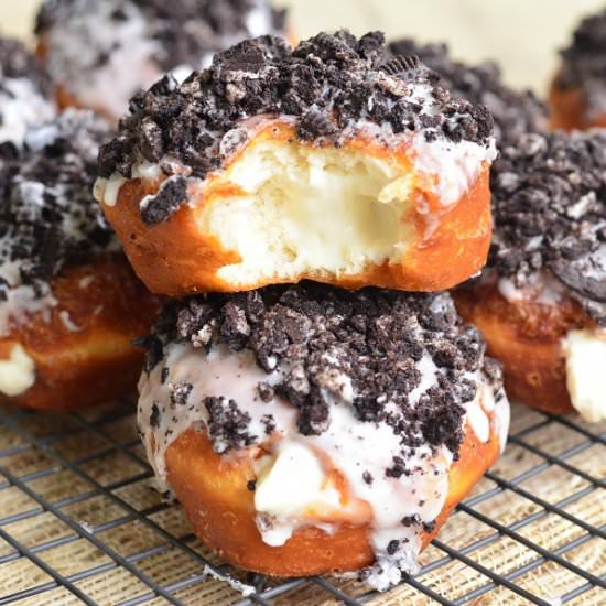 Oreo Cheesecake Doughnuts