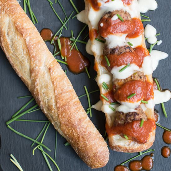 Turkey Meatball Hero