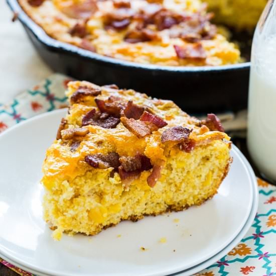 Bacon Cheddar Cornbread