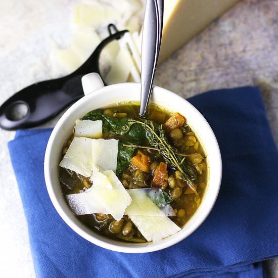 Loaded Lentil Soup