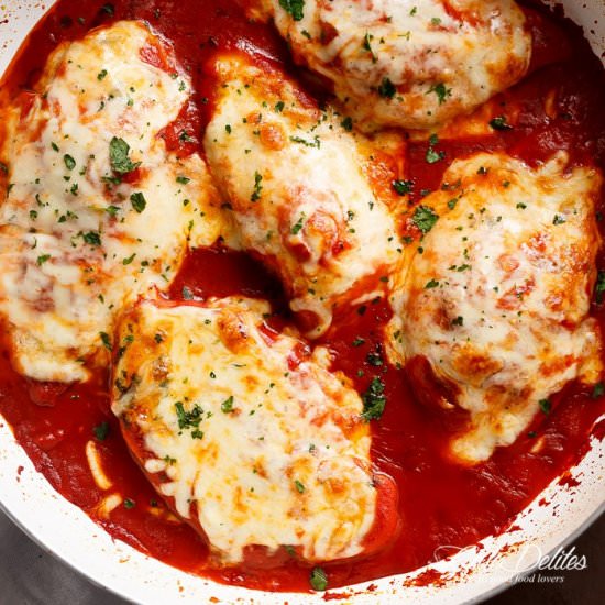 Mozzarella Chicken In Tomato Sauce