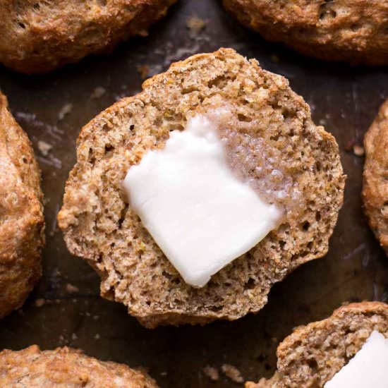 Whole Wheat Buttermilk Biscuits