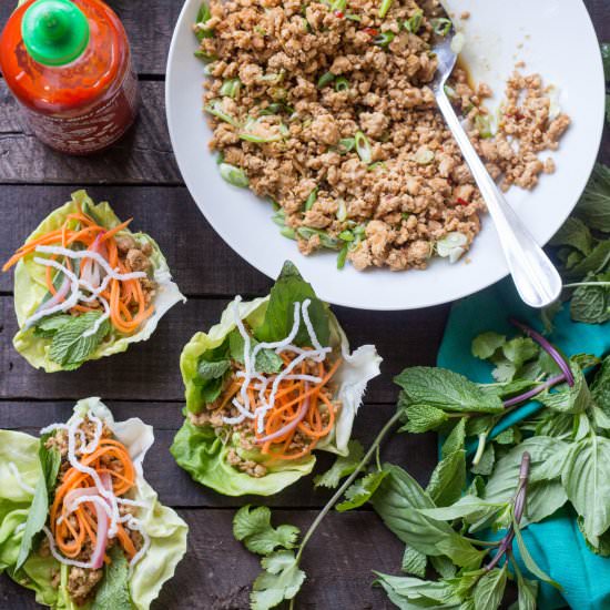 Chicken Lettuce Wraps