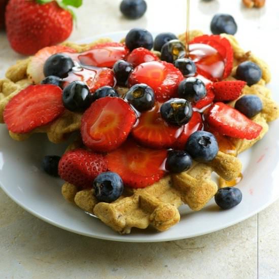 Maple Pecan Waffles