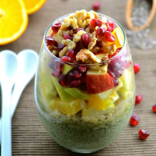 Matcha Chia Pudding Breakfast
