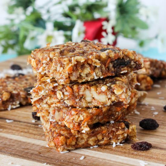 no bake carrot cake bars