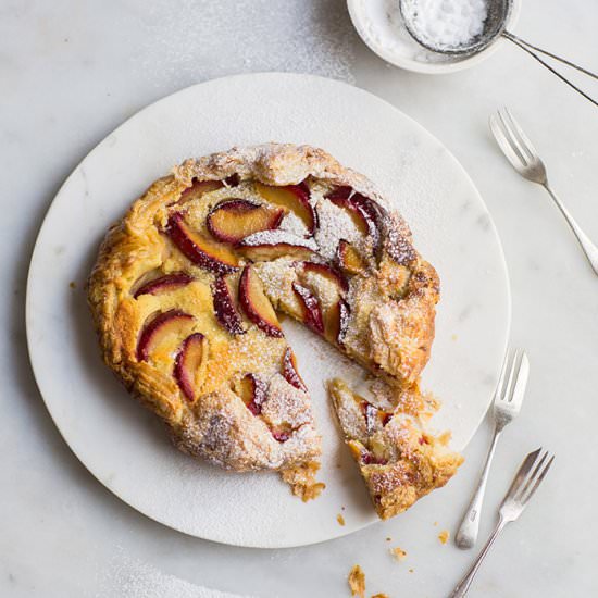 Plum & Frangipane Galette