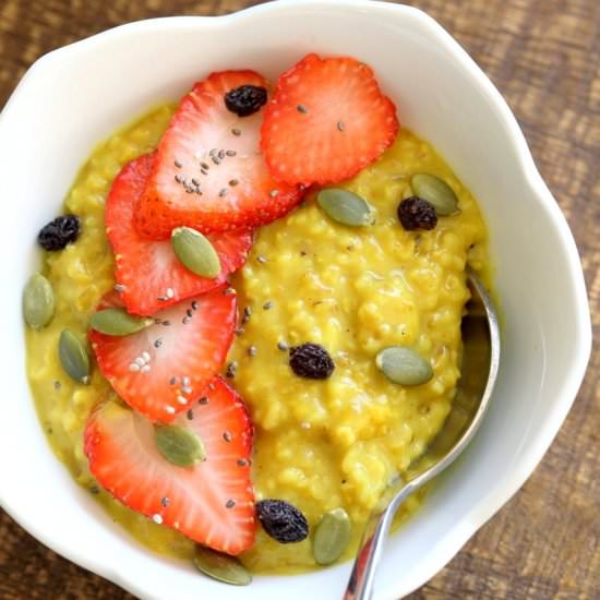 Turmeric Steel Cut Oats