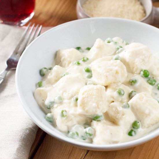 Ricotta Gnocchi with Lemon Cream