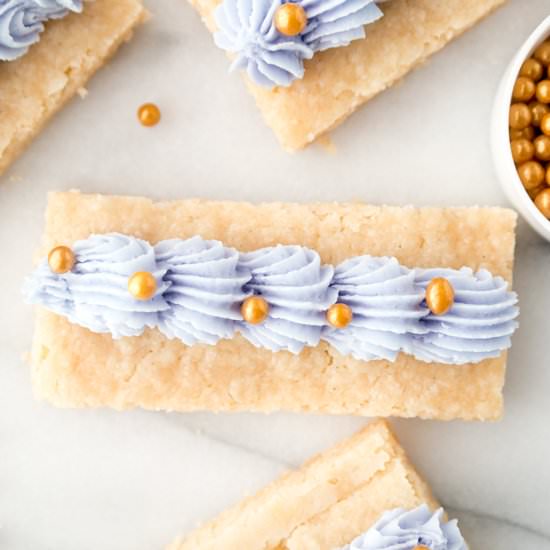 Buttercream Frosted Shortbread