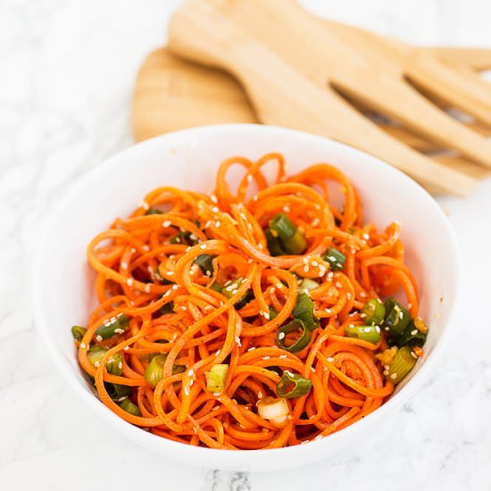 Asian Sesame Carrots