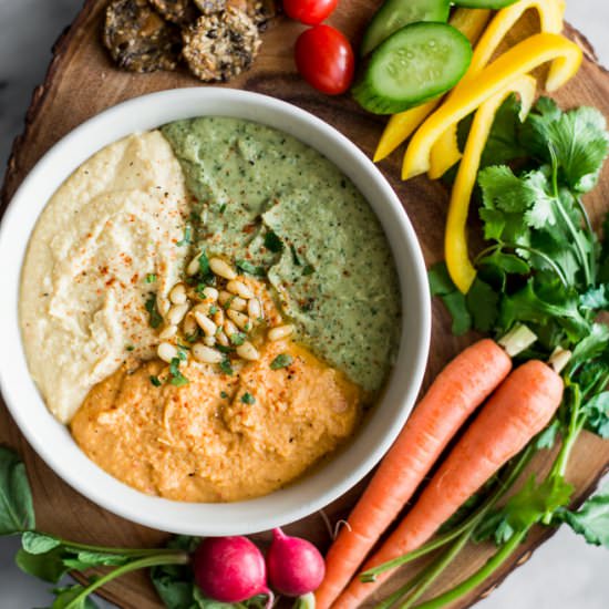 Perfect Hummus Three Ways