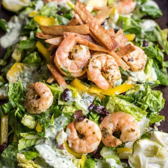 Shrimp Taco Salad