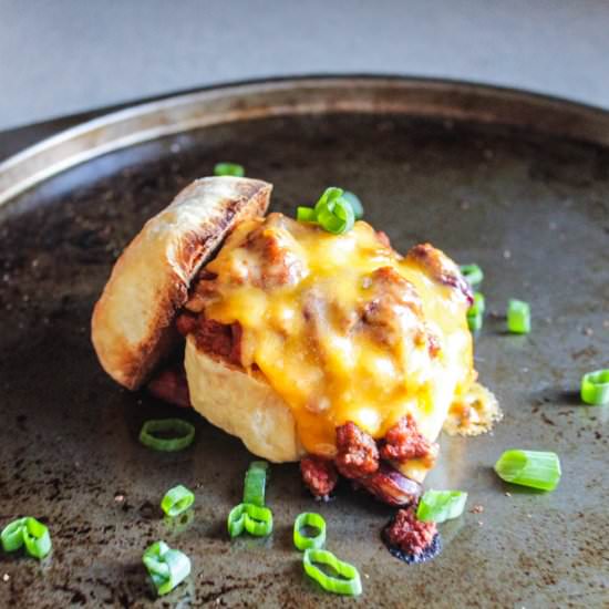 Chili – Cheese Sliders