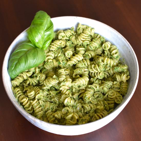 Arugula, Basil, Almond Pesto