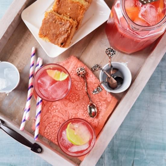 Summer Cranberry Lemon Fizz