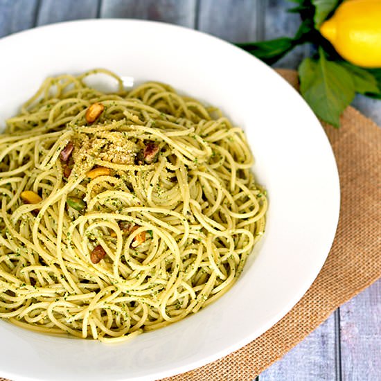 Pistachio Pesto Pasta