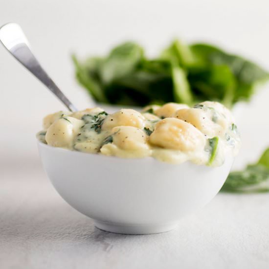 parmesan spinach gnocchi