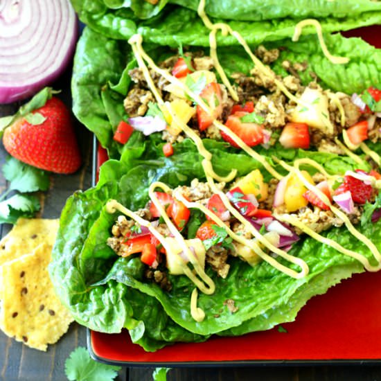 Healthy Taco Lettuce Wraps