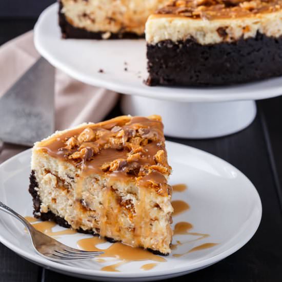 Butterfinger Cheesecake